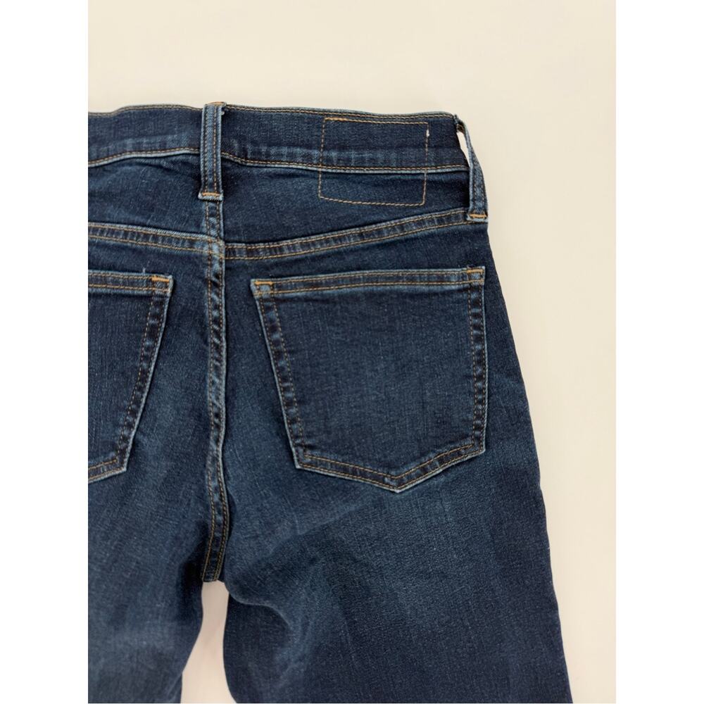 J.Crew '03 Kick Out Cropped Jeans Blue Raw Hem Women's - Size 25P - Picture 8 of 10